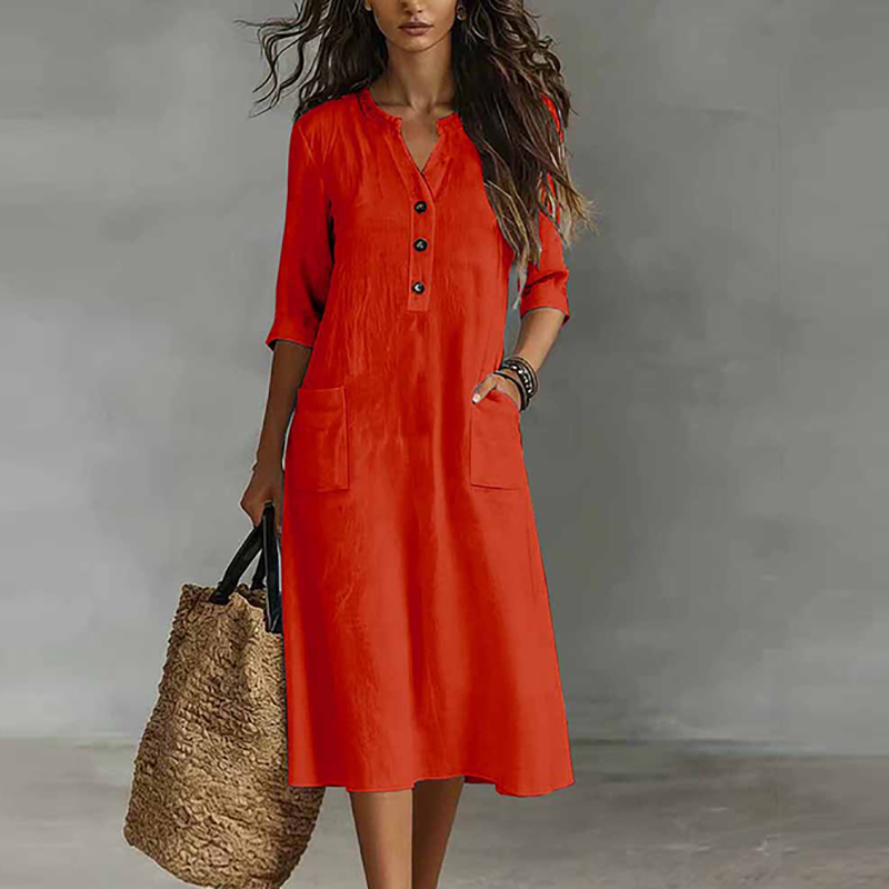 Damska codzienna sukienka midi – Boho Summer Beach Maxi Dress recenzja i cena